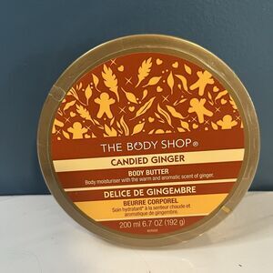 The Body Shop Candied Ginger Body Butter 6.7 oz Brand New Sealed Aromatic Scent
